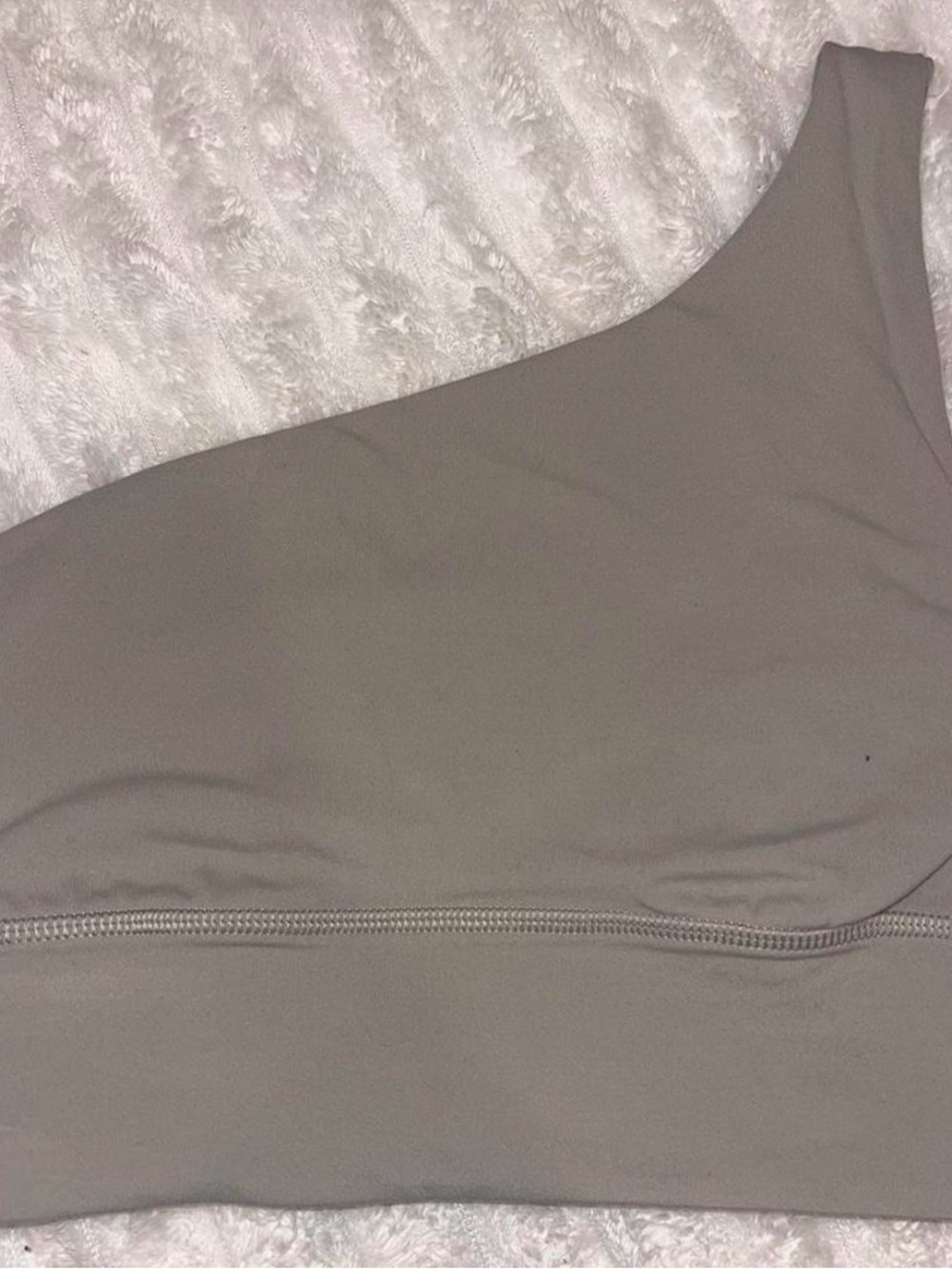 lululemon athletica One-Shoulder Seamless Bralette - Taupe